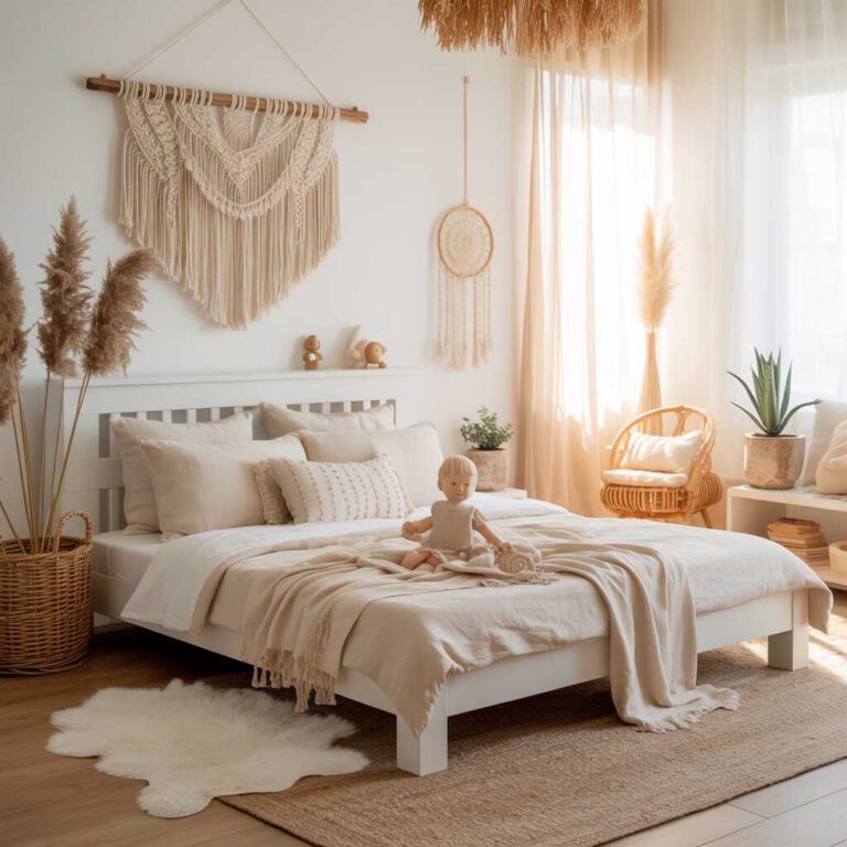 pokój dziewczynki w stylu boho