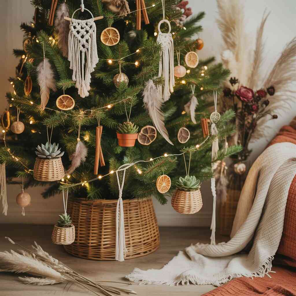 choinka w stylu boho