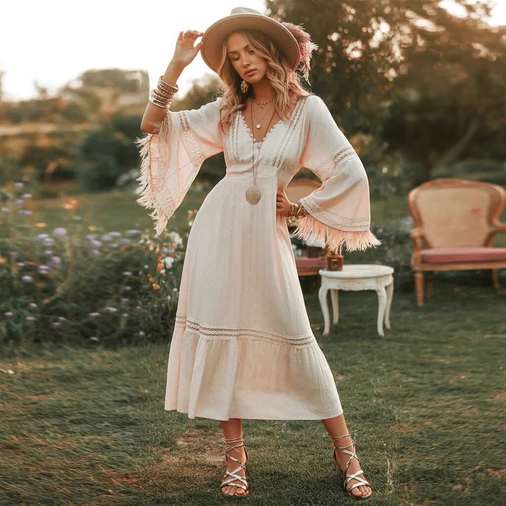 jak się ubrać na wesele w stylu boho