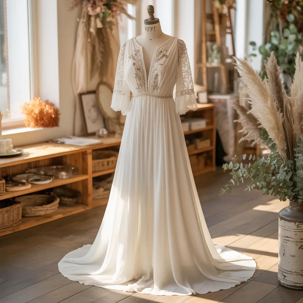 suknie ślubne w stylu boho