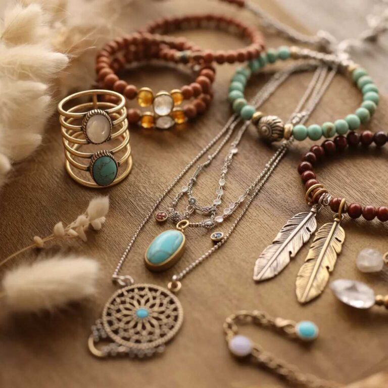 biżuteria w stylu boho