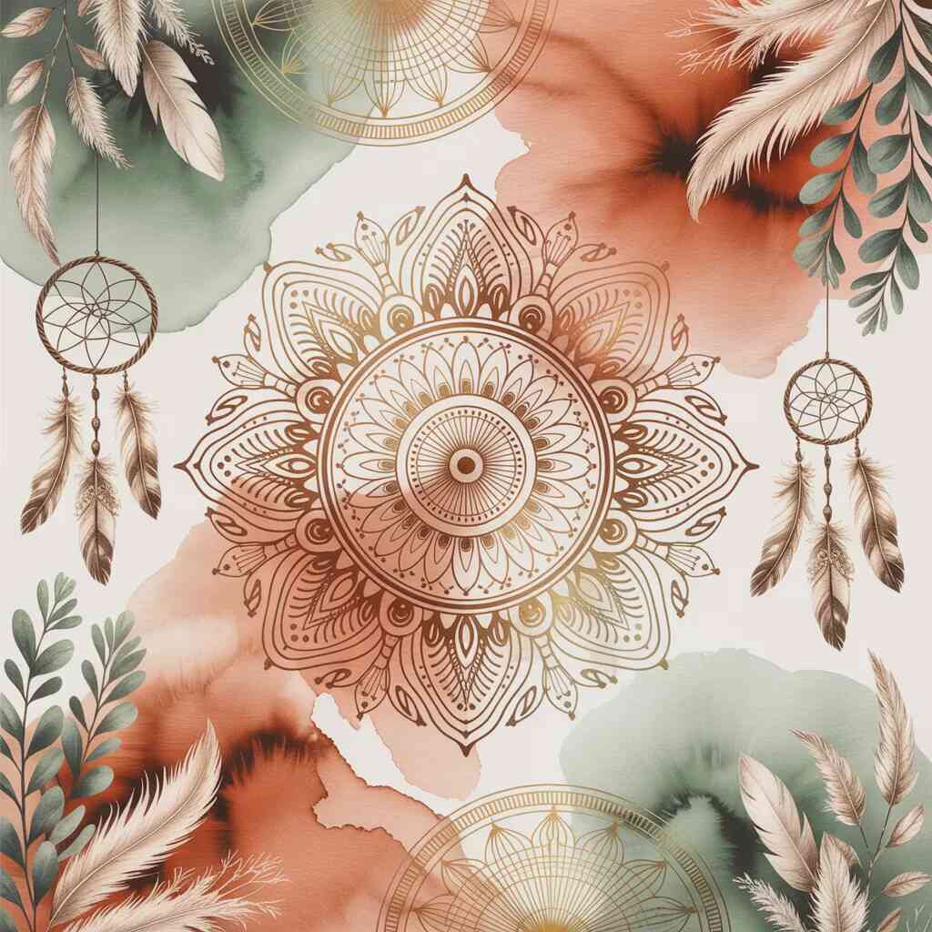 fototapety w stylu boho