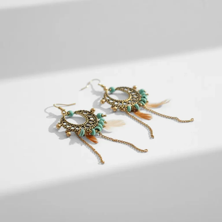 kolczyki w stylu boho