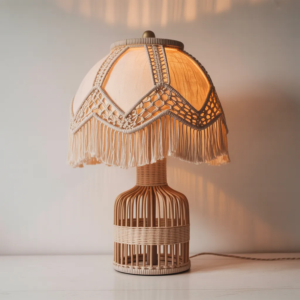 lampy w stylu boho