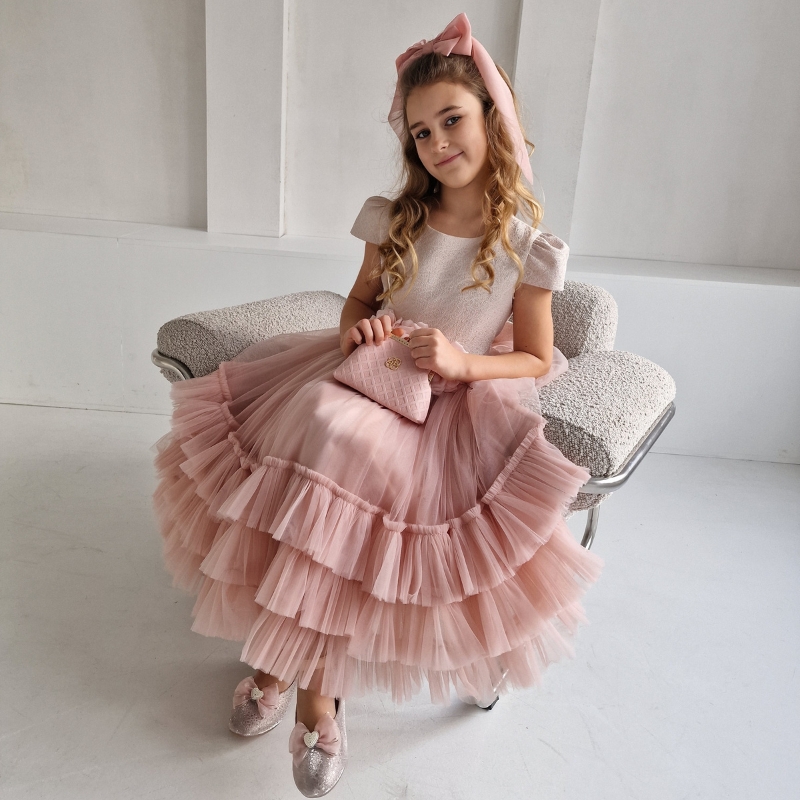 Sukieneczka dla dziewczynki na wesele, chrzciny i przyjęcia